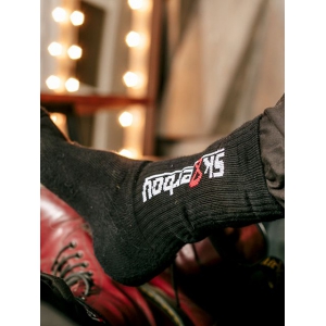 Sk8erboy Black CREW SOCKS Sk8erboy