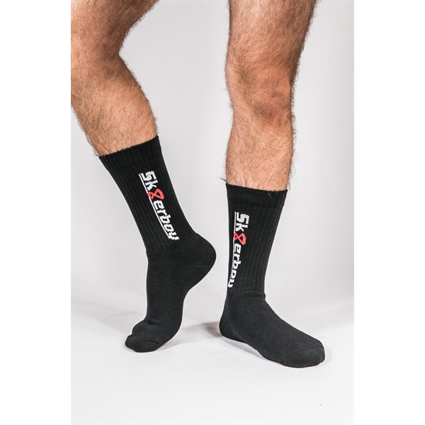 Schwarze Socken CREW SOCKS Sk8erboy