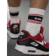 Weiße Socken Sk8erboy Deluxe Weiß-Rot