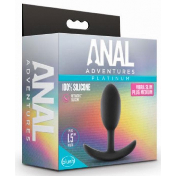 Plug Anaal Avontuur Vibra Slim Medium 9 x 4cm