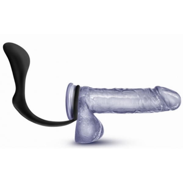 Anal Adventures Ring Plus Cockring and Plug 8 x 3cm