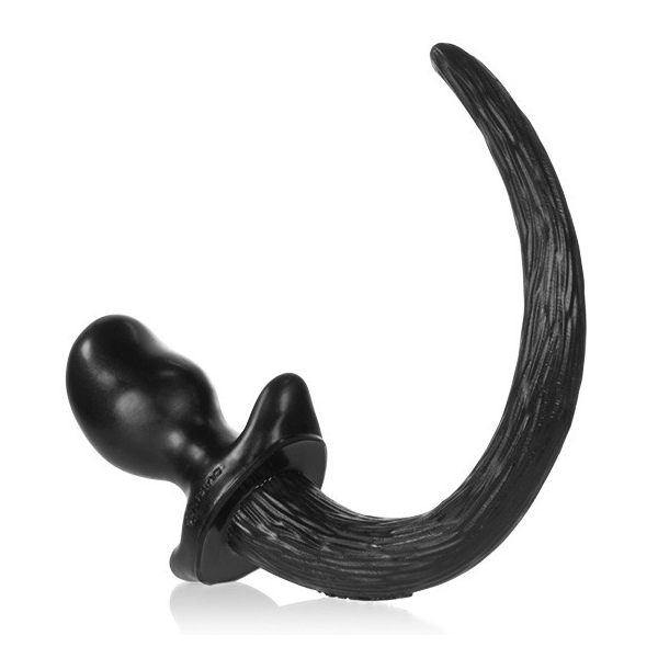Plug Puppy Tail Beagle 9.5 x 5cm Black