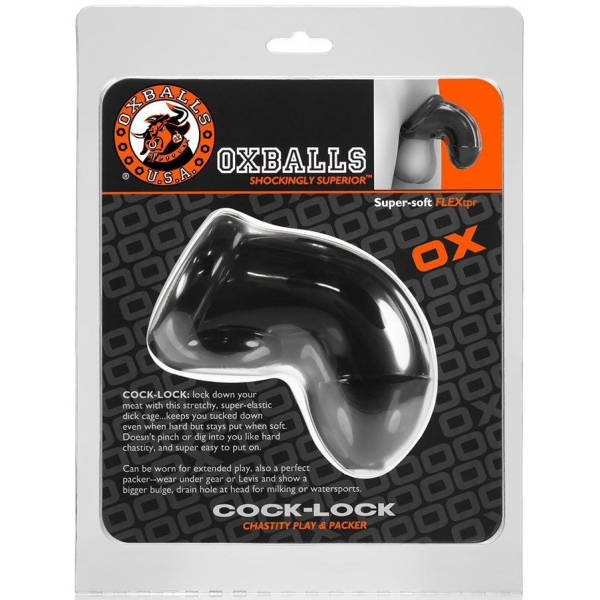 Cock Lock Penis Sleeve 10 x 4cm Zwart