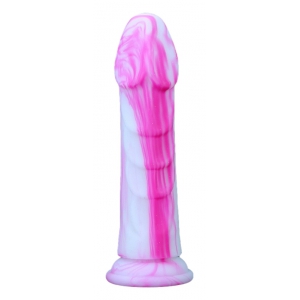 F*CK MY COLOR Meryl Silikondildo 18 x 5cm Weiß-Rosa