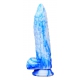 Dildo Kukur 16 x 4cm Blauw-Wit