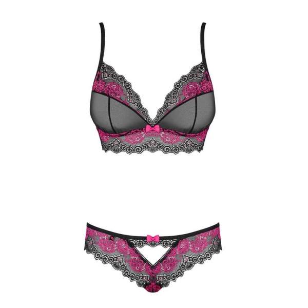 Conjunto Tulia 2 peças Black-Pink