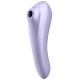 DUAL PLEASURE Estimulador de Clítoris Conectado Morado