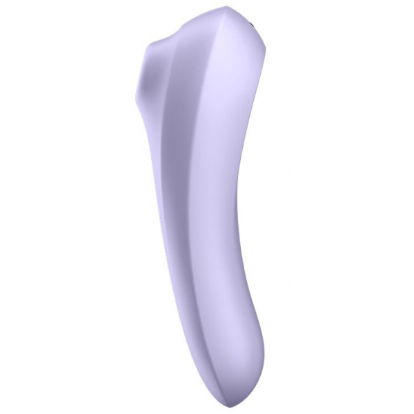 DUAL PLEASURE Estimulador de Clítoris Conectado Morado