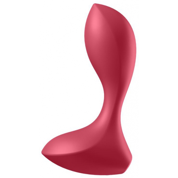 Vibrating backdoor plug Lover Satisfyer 8 x 3cm Pink