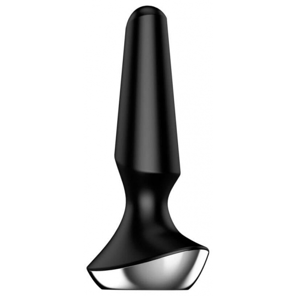 Ilicious 2 Satisfyer Plug anale vibrante 10 x 3 cm nero