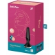 Ilicioso 2 Plug Anal Vibratório Satisfatório 10 x 3cm Preto