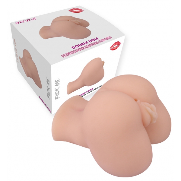 Realistic Mini Hole Vulva-Anus Masturbator