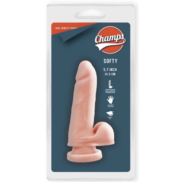 Dildo realistico Softy Champs 10 x 3 cm