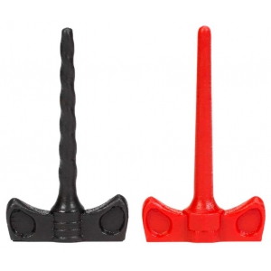 Oxballs Aste dell'uretra in silicone x 2 viti di arresto 7 cm - Diametro da 4,5 a 7 mm