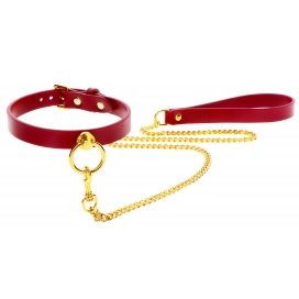Collier-Laisse O-RING TABOOM Rouge
