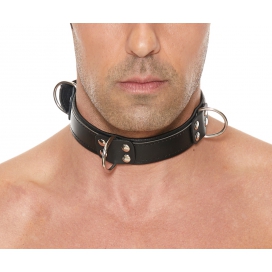 Ouch! Harness Collar Bondage Deluxe Negro