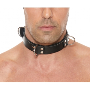 Ouch! Harness Collar Bondage Deluxe Negro
