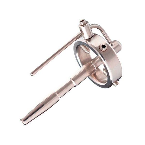 Spiky doorboorde urethra plug 8.5cm - Diameter 9.5mm