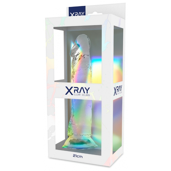 XRay Cock transparante dildo 19 x 4cm