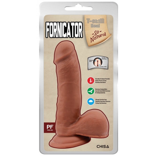 Consolador Realista Fornicador 13 x 4cm Latino