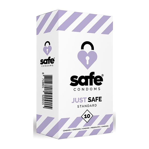 Latex condoms JUST SAFE x10