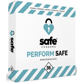 Safe Condoms Préservatifs retardants PERFORM SAFE x36
