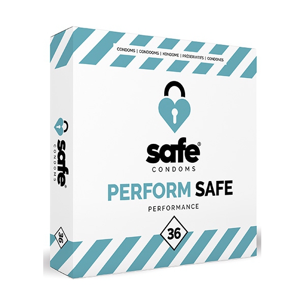 PERFORM SAFE Retardant Condoms x36