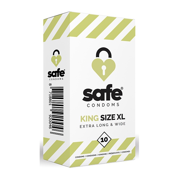 Latex Condoms King Size XL SAFE x10