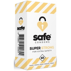 Safe Condoms Preservativi spessi SUPER STRONG Safe x10