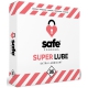 SUPER LUBE Preservativos lubrificados seguros x36