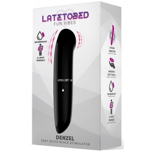 Stimulateur de clitoris Denzel 13 x 2.8cm Noir