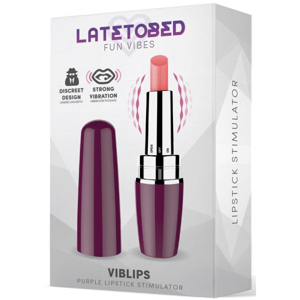 Stimulateur de clitoris Viblips 9.5 x 2.5cm Violet