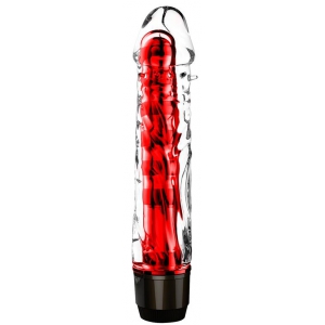 LATETOBED Vibrating Dildo Chris 14 x 3.3cm Red