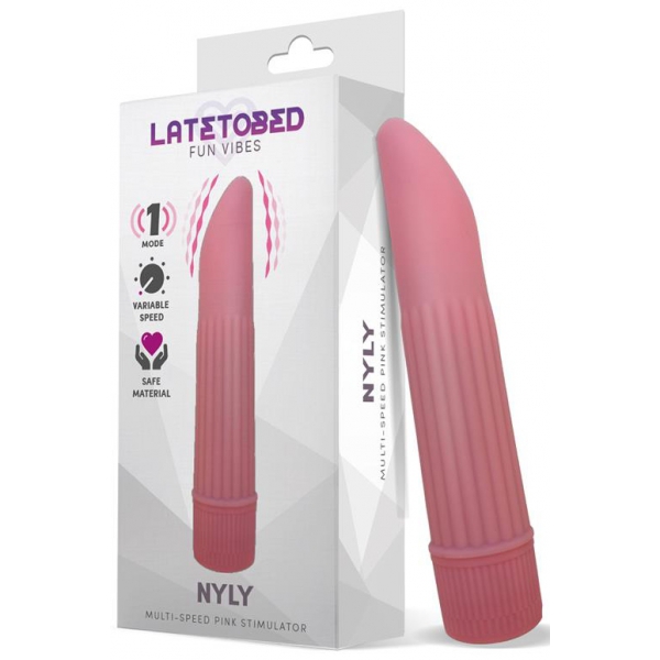 Nyly Clitoral Stimulator 13 x 2.5cm Pink