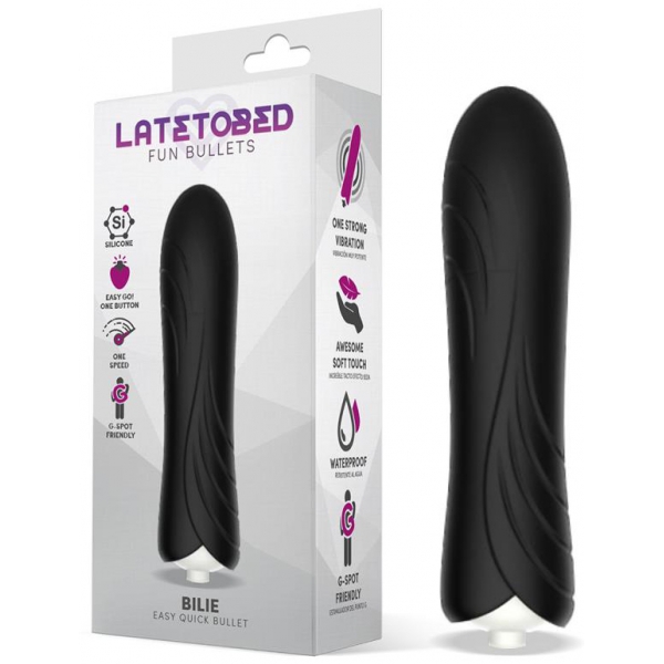 Bilie Clitoral Stimulator 10 x 2.5cm Black