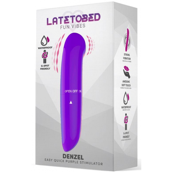 Denzel Clitoral Stimulator 13 x 2.8cm Purple