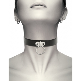 Coquette Halskette mit schwarzem Ring