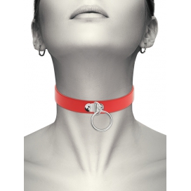 Collar Coquette con anillo rojo