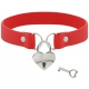 Necklace Coquette Pendant Red Heart