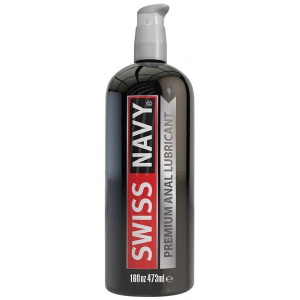 Swiss Navy Premium Silicone-Based Anal Lubricant - 473ml