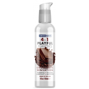 Swiss Navy Playful Lubricante comestible de chocolate juguetón 118ml