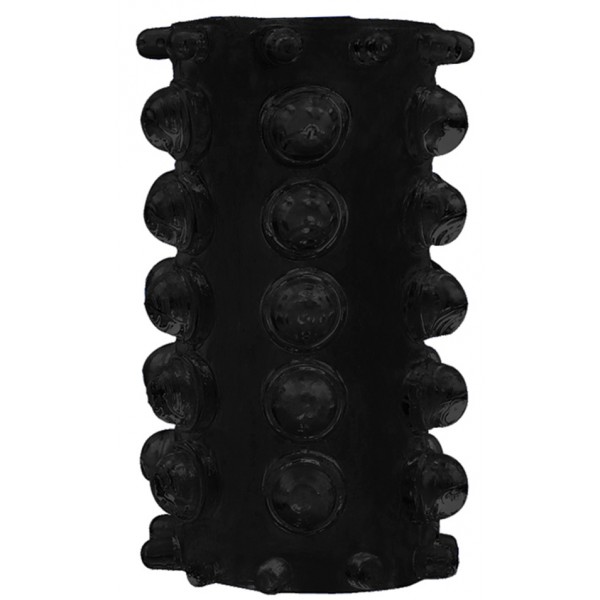 Texture Relief Penis Case Black