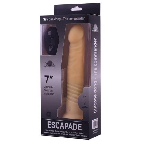 Vibrierender Dildo The Commander 19 x 3.7cm