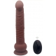 Dildo vibrante Commander 19 x 3,7 cm marrone