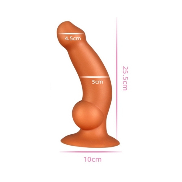 Siliconen dildo Stoopy L 15 x 5cm