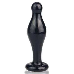 LoveToy Tapón de cristal Pawlo 9,5 x 3,3cm Negro