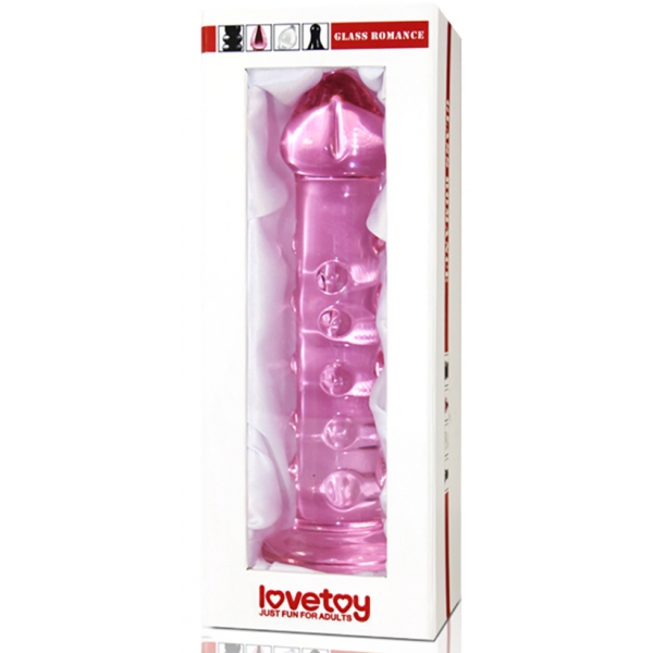 Dildo di vetro Gloria 15 x 4 cm Rosa