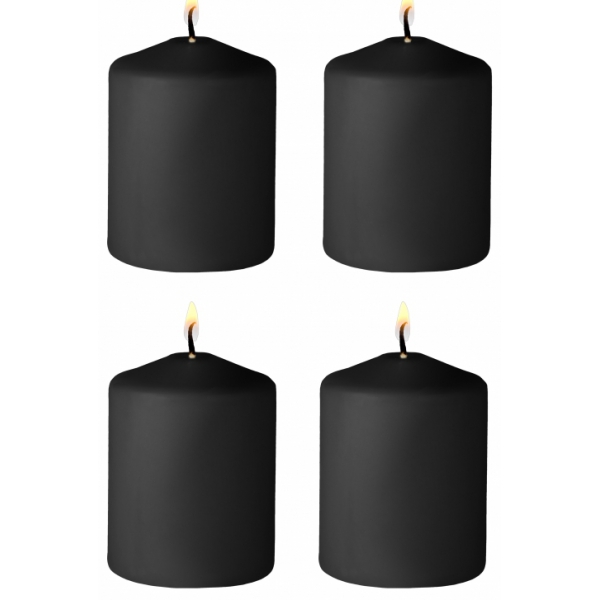 Set van 4 Tease Kaarsen Zwarte Vijg 24g