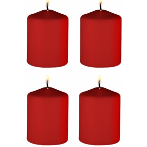 Ouch! Set of 4 Tease Candles Blood Orange 24g