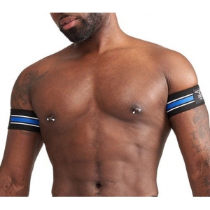 Mr B - Mister B Urban Club Blauwe Biceps Armbanden x2